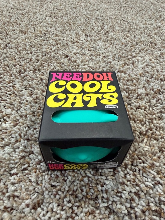 Schylling Other - Needoh Cool Cats Squishy Toy - Teal